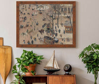 La Place Du Theatre Francais by Camille Pissarro