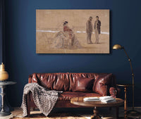 La Plage by Eugene Boudin