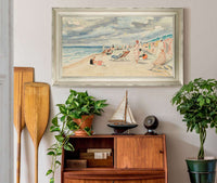 La Plage De Deauville by Henri Lebasque