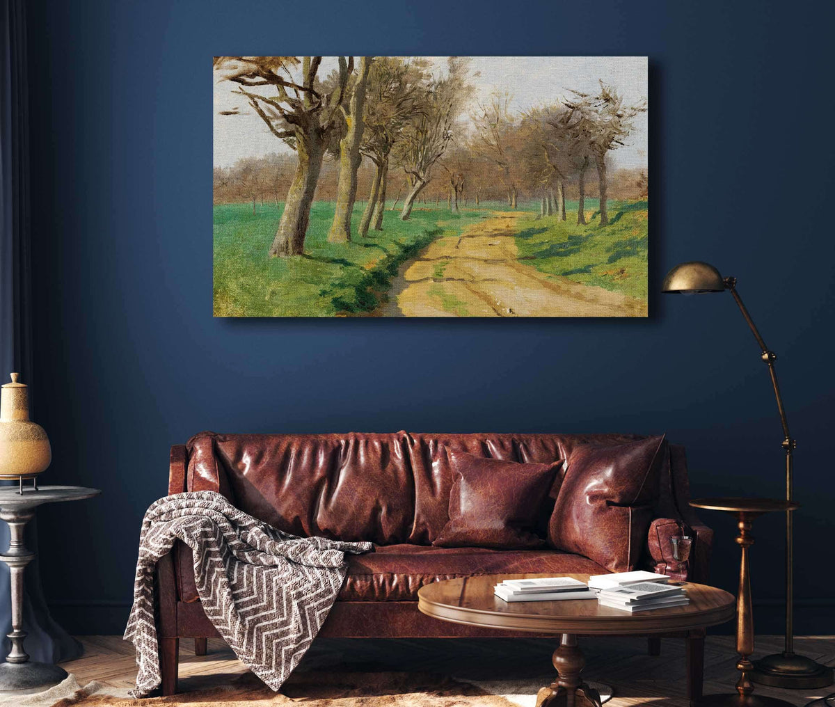 La Plaine Et Les Champs Le Chemin Tournant A Lentre Du Bois by Rosa Bonheur