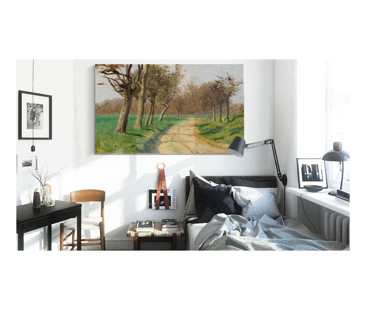 La Plaine Et Les Champs Le Chemin Tournant A Lentre Du Bois by Rosa Bonheur