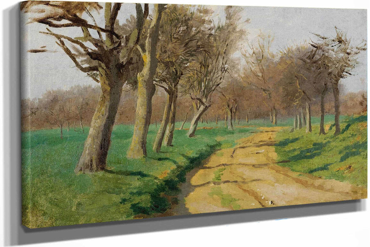 La Plaine Et Les Champs Le Chemin Tournant A Lentre Du Bois by Rosa Bonheur