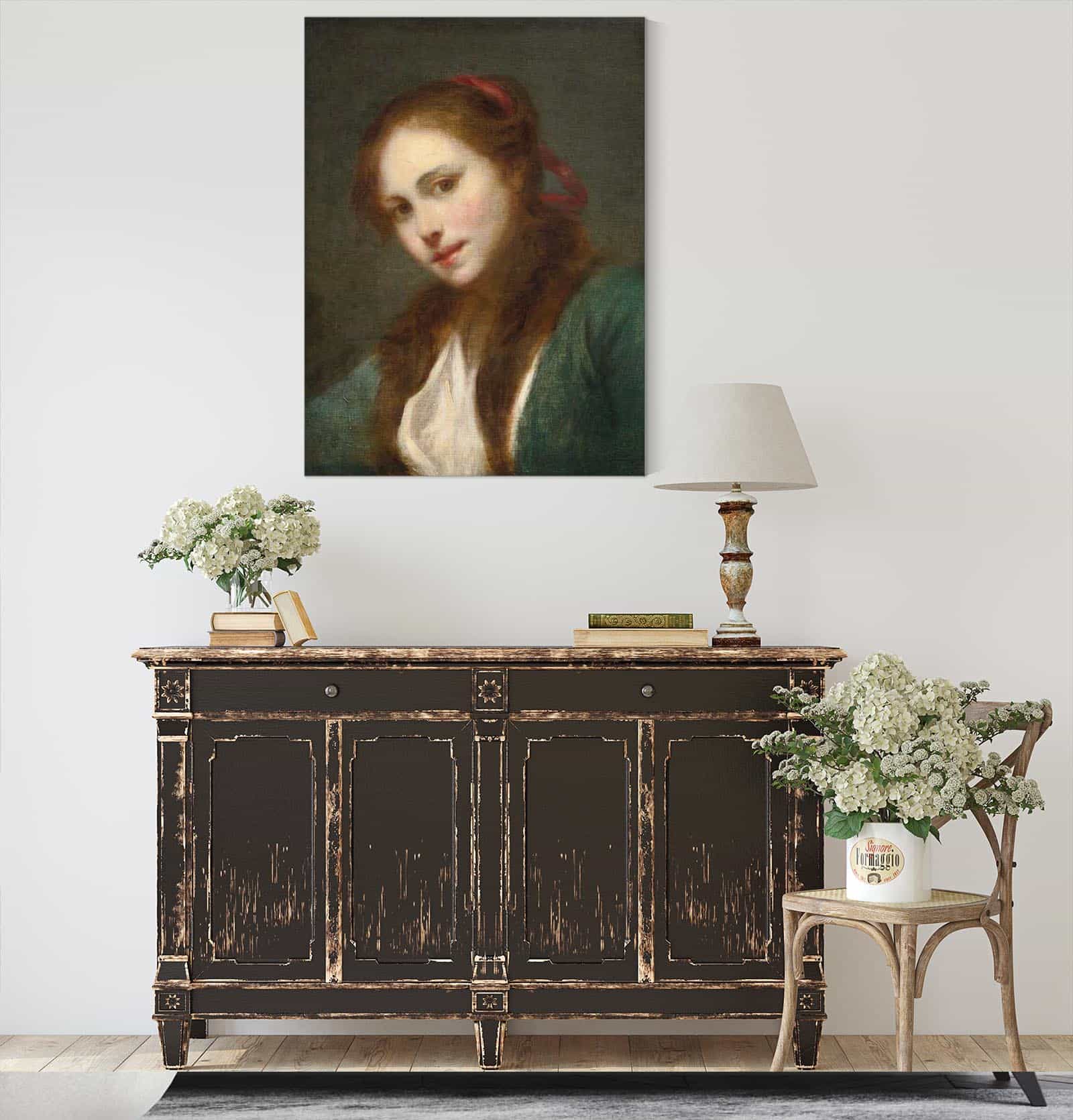 La Polonaise A Polish Beauty by Jean Baptiste Greuze