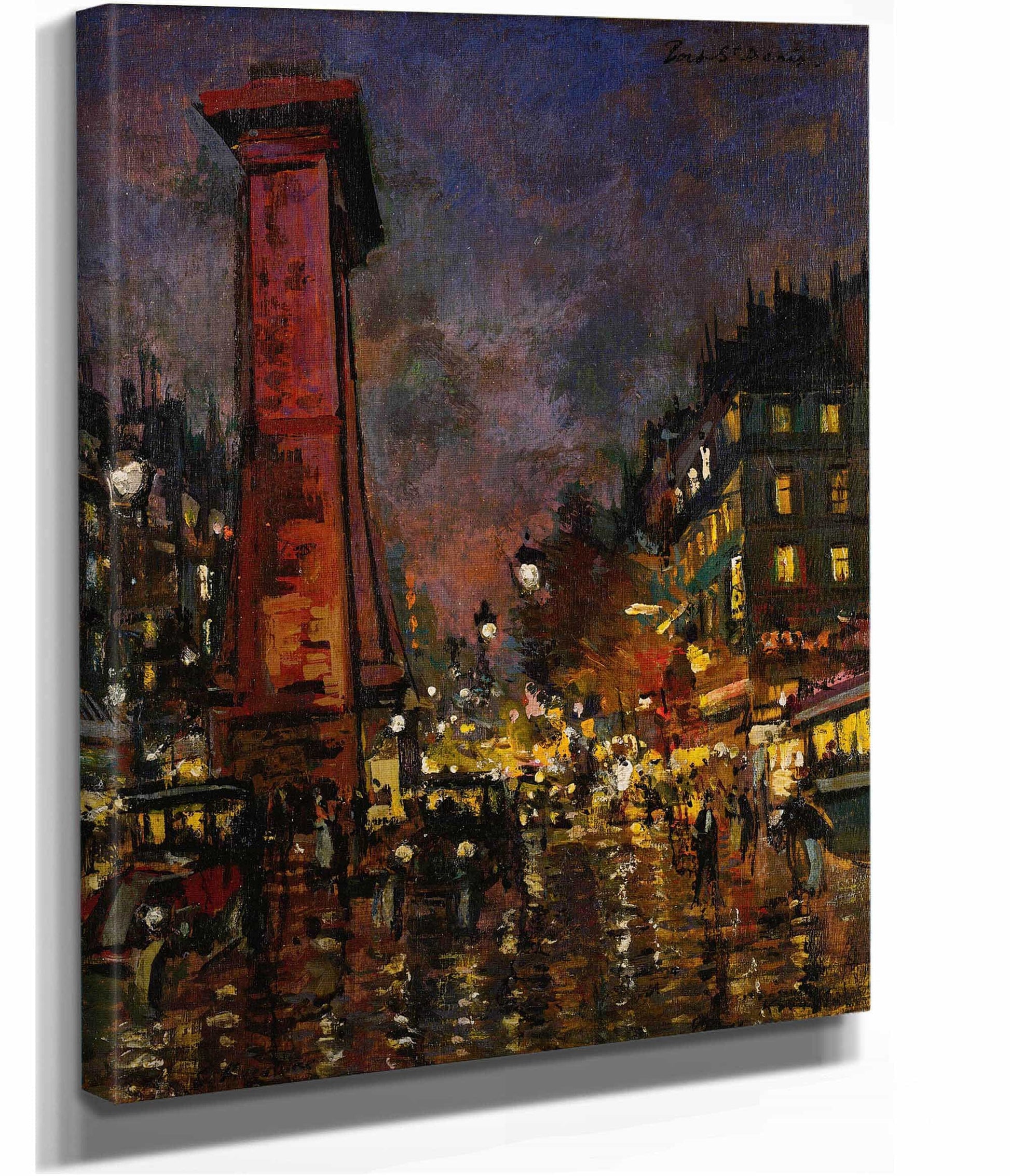 La Porte Saint Denis by Konstantin Alexeevich Korovin