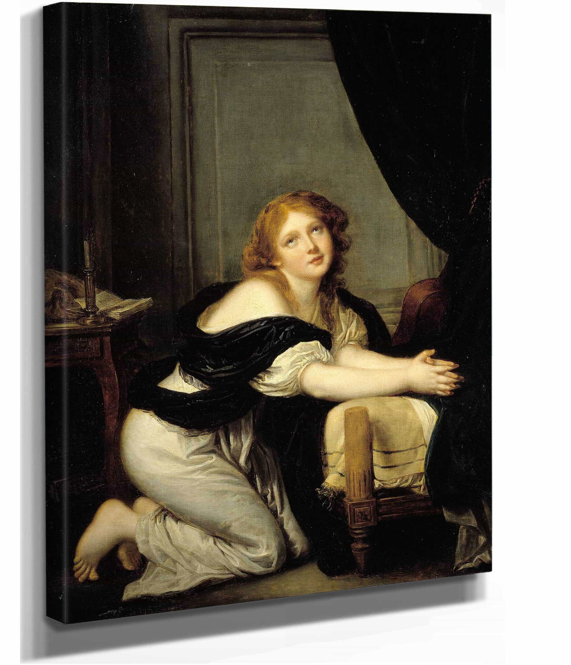 La Priere Du Matin Th Century by Jean Baptiste Greuze