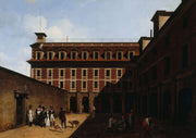 La Prison Des Madelonnettes Rue Des Fontaines by Louis Leopold Boilly