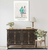 La Promenade Extra Muros Jaquettes En Fourrure De Max A Leroy by Charles Martin