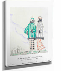 La Promenade Extra Muros Jaquettes En Fourrure De Max A Leroy by Charles Martin