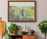 La Recolte Des Foins Eragny by Camille Pissarro