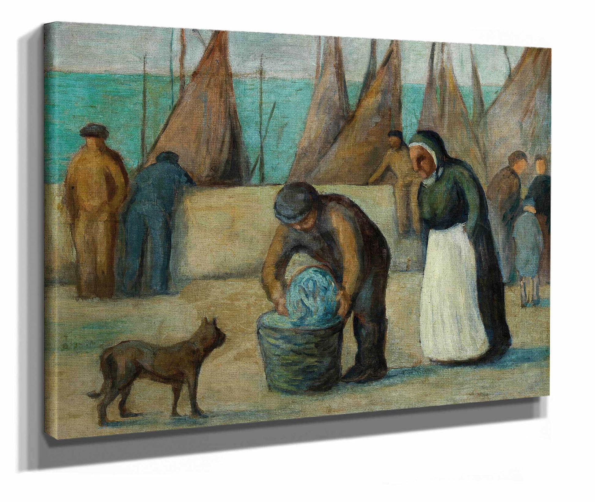 La Rentree Des Pecheurs by Maximilien Luce
