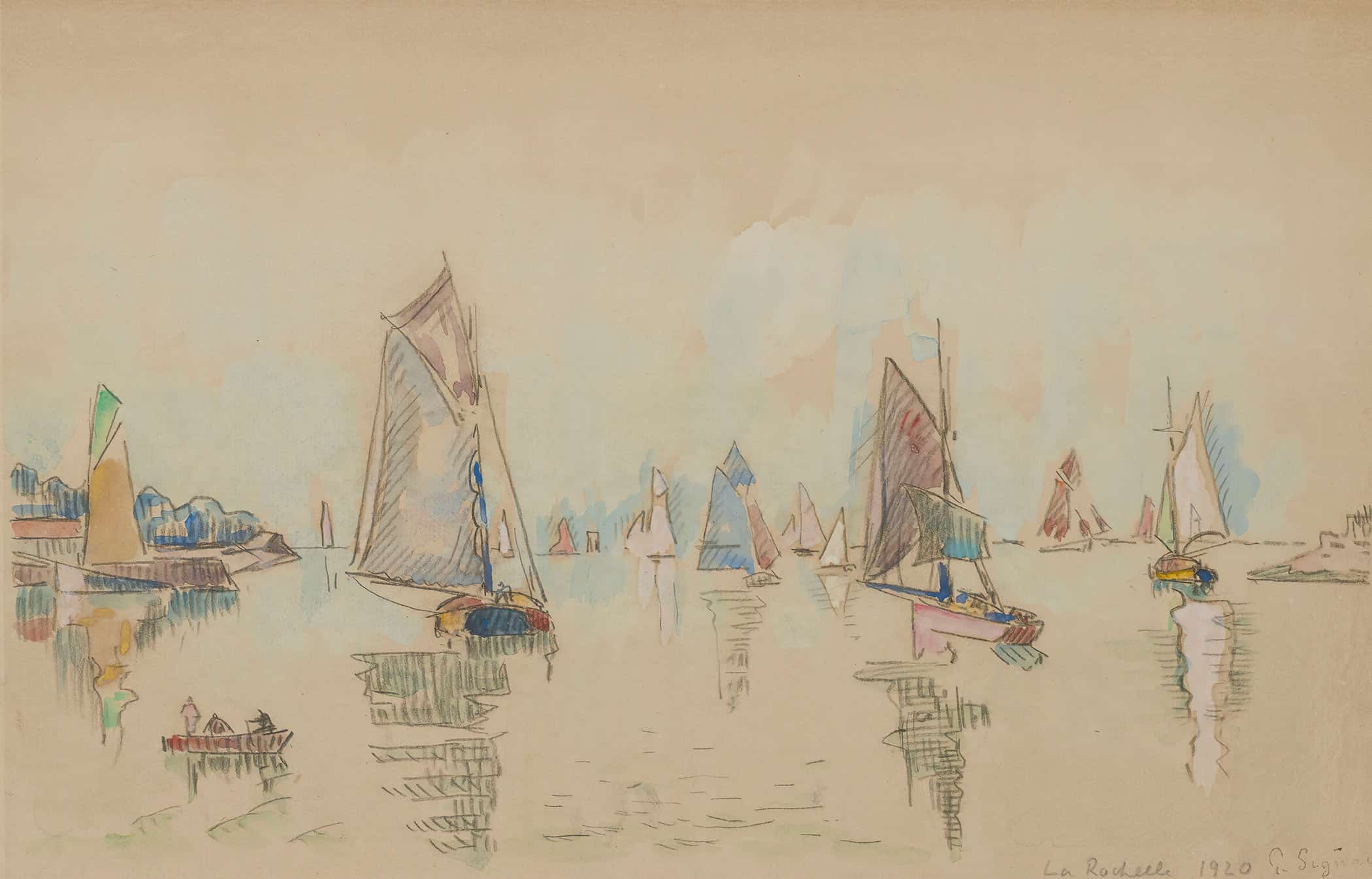 La Rochelle by Paul Signac