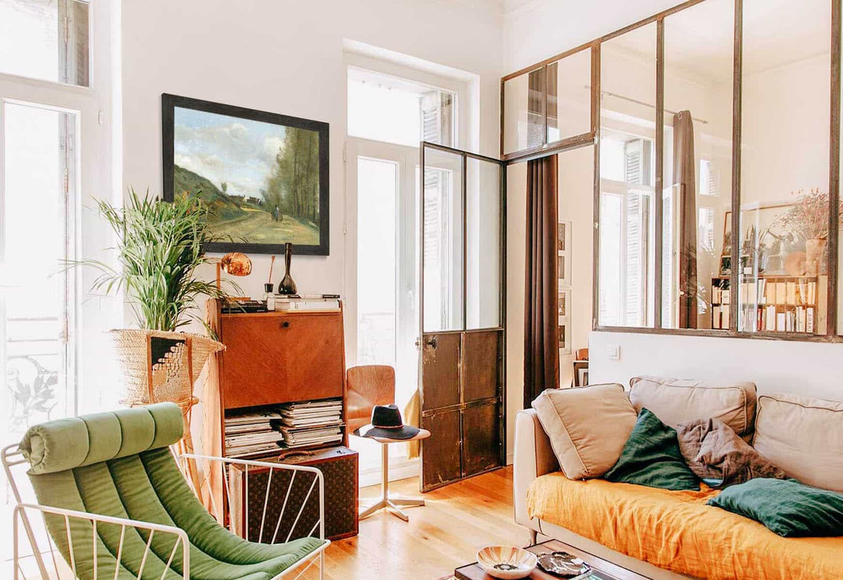 La Route De Gouvieux Pres De Chantilly by Jean Baptiste Camille Corot