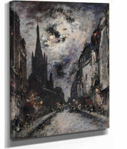 La Rue Saint Severin Actuel Eme Arrondissement by Johan Barthold Jongkind