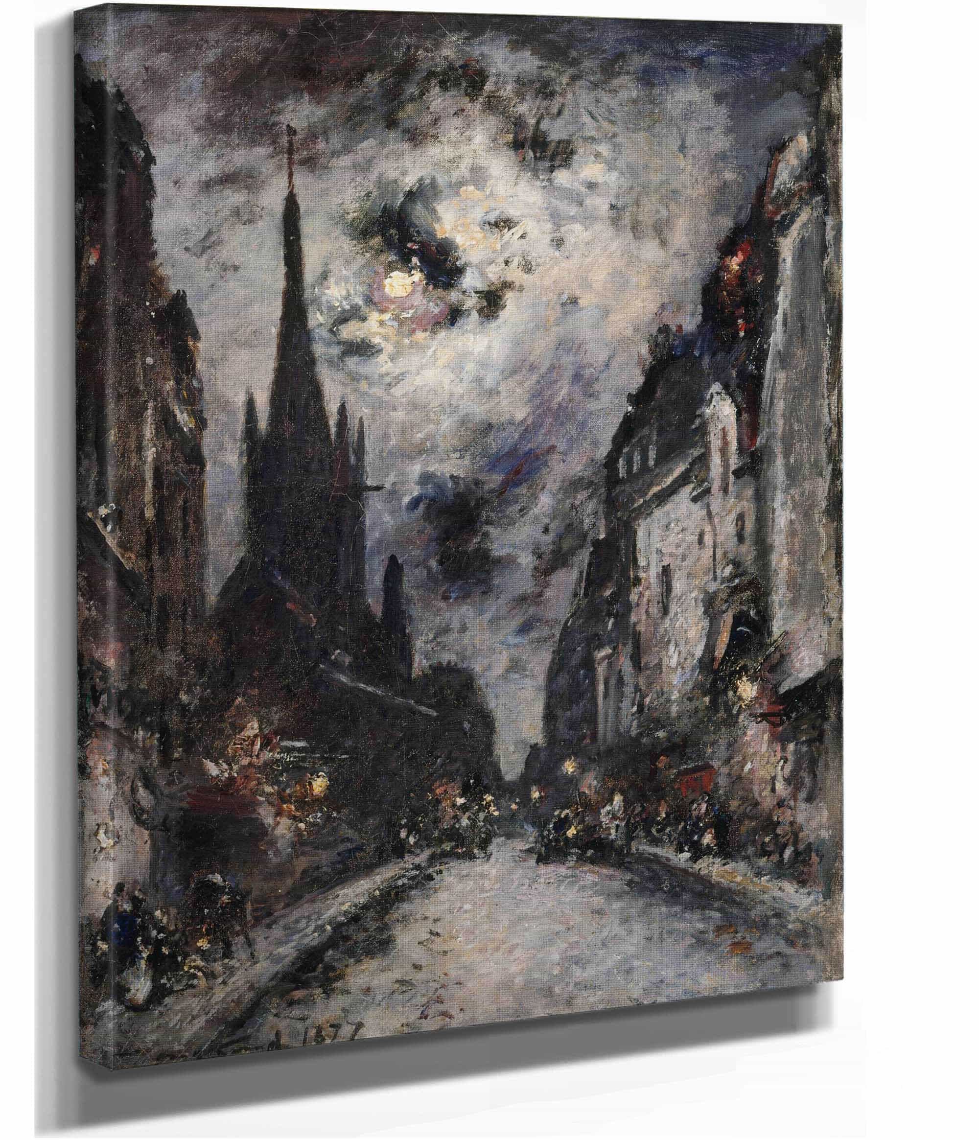 La Rue Saint Severin Actuel Eme Arrondissement by Johan Barthold Jongkind