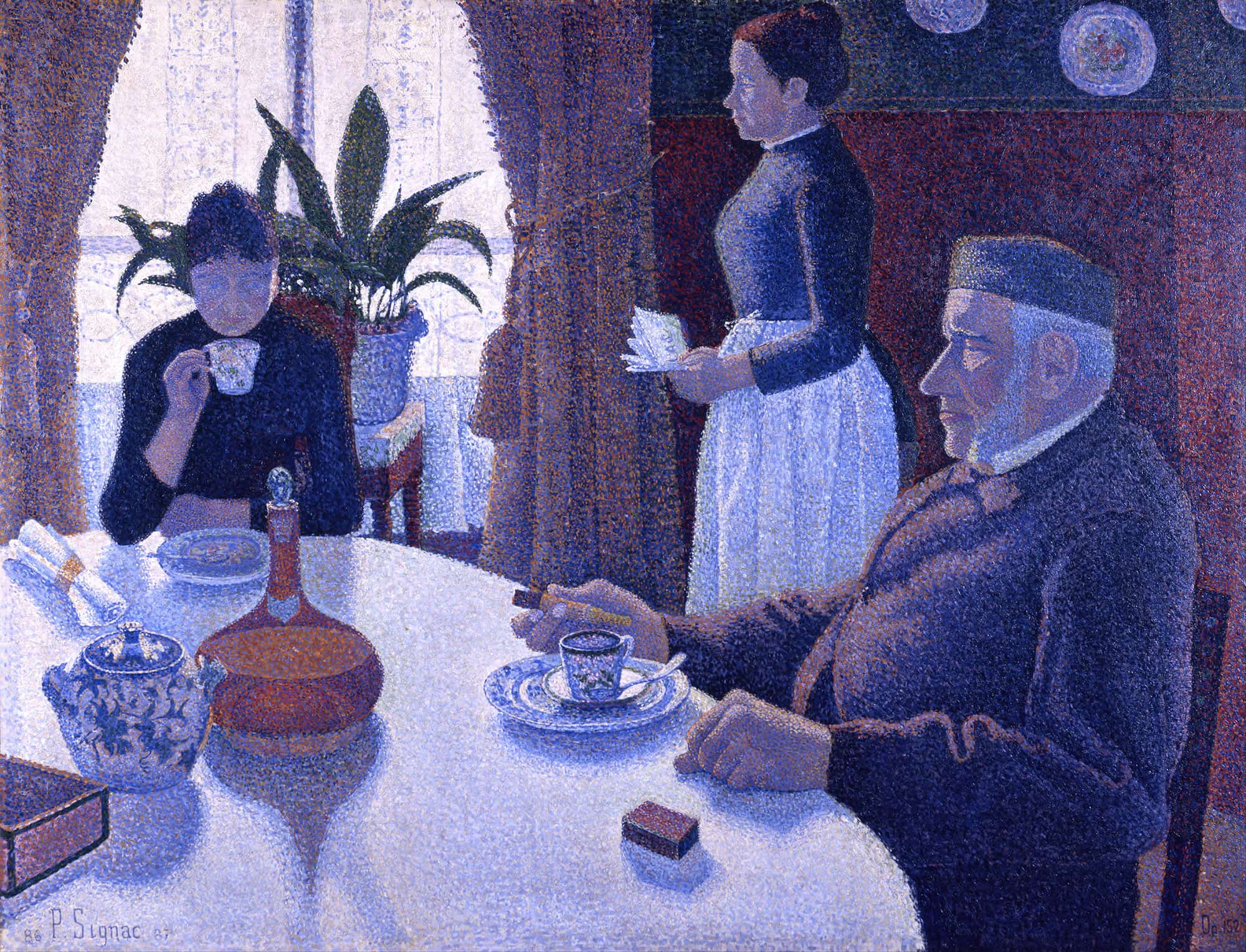 La Salle A Manger by Paul Signac