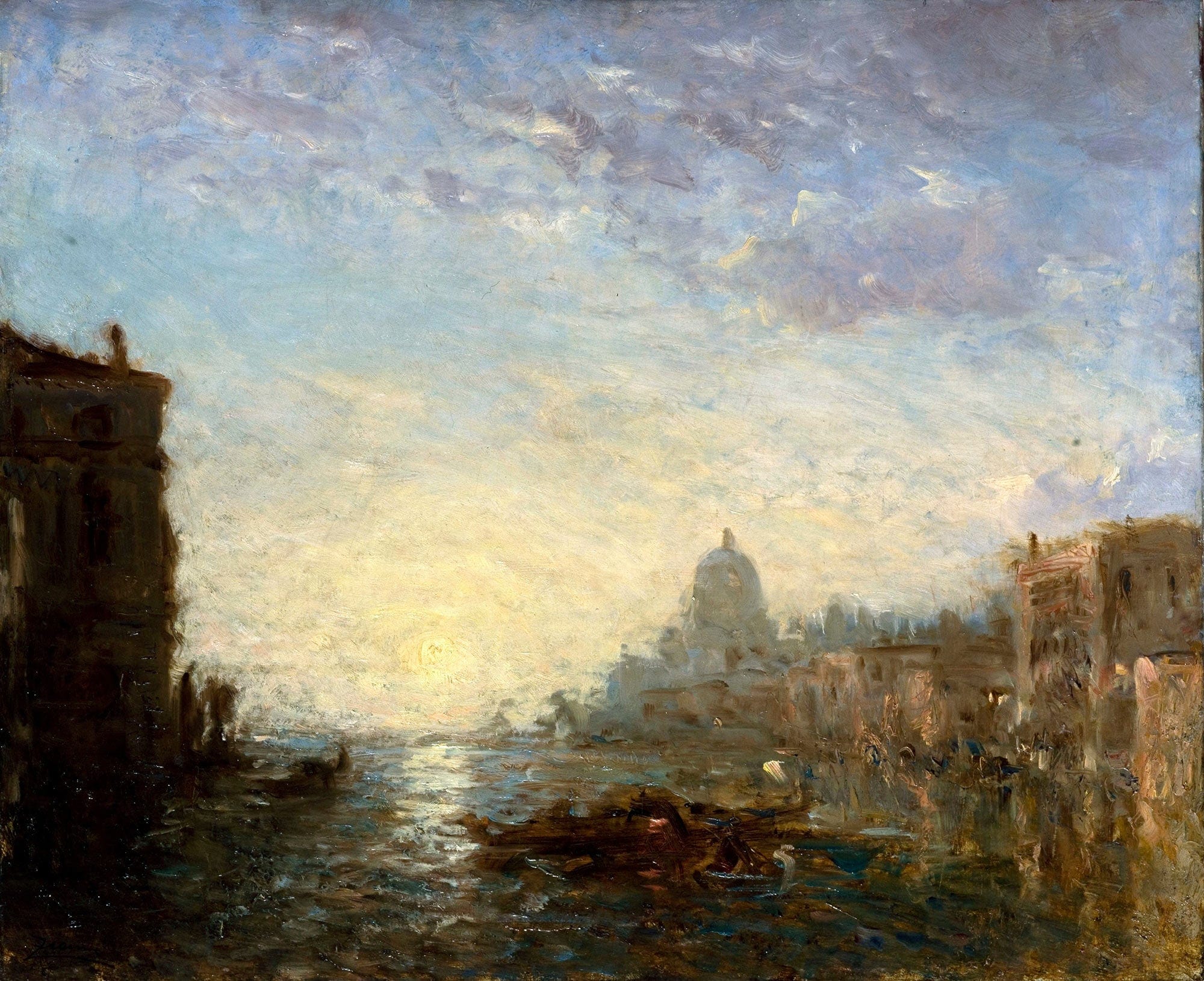 La Salute Effet De Matin by Felix Ziem