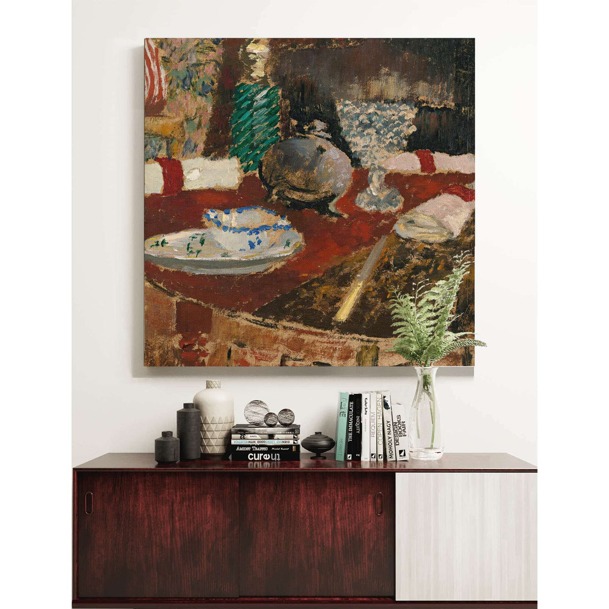 La Sauciere Et Les Ronds De Serviette by Edouard Vuillard