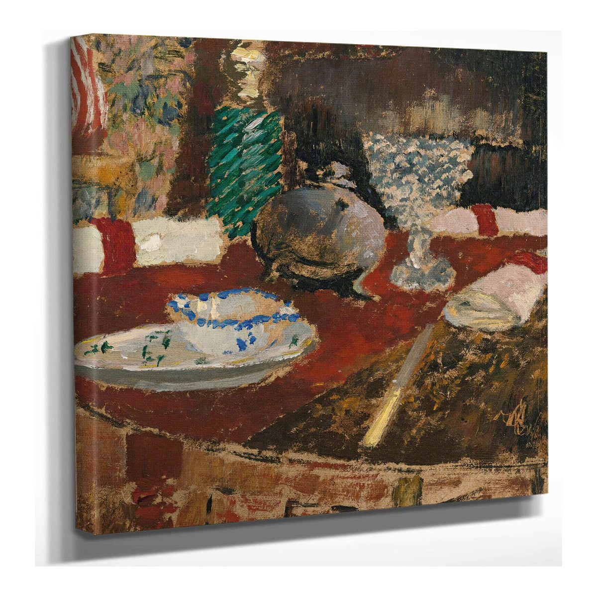 La Sauciere Et Les Ronds De Serviette by Edouard Vuillard