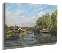 La Seine A Port Marly by Camille Pissarro