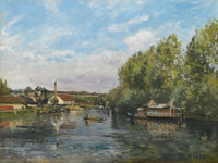 La Seine A Port Marly by Camille Pissarro
