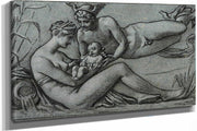 La Seine Recoit Dans Ses Bras Lenfant Que Les Dieux Lui Confient by Pierre Paul Prudhon
