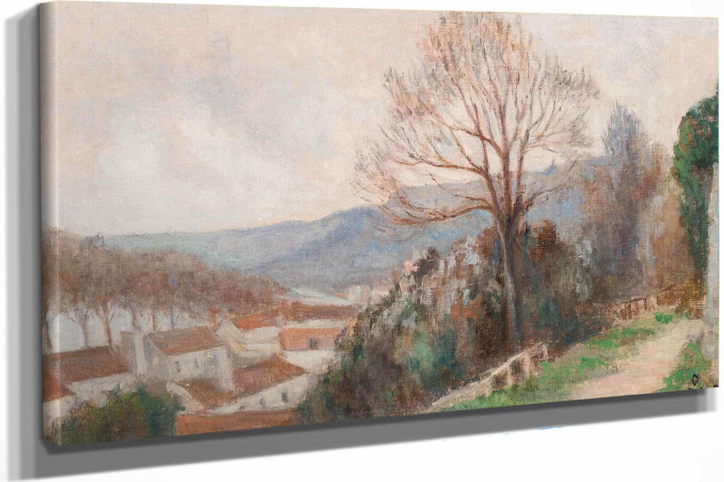 La Seine Vue Des Hauteurs De Rolleboise by Maximilien Luce