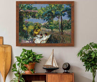 La Siesta En El Jardin by Joaquin Sorolla