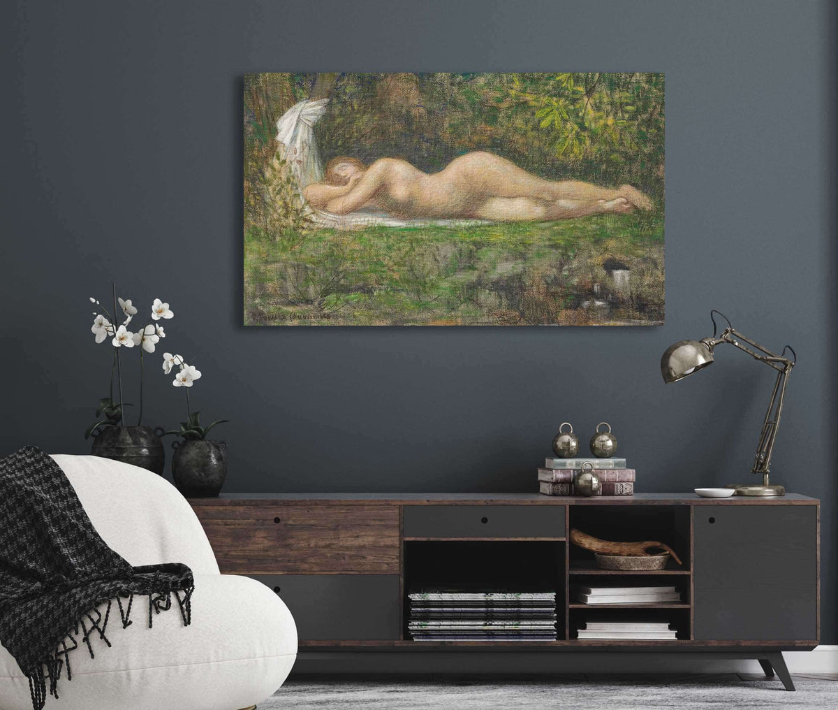 La Source by Pierre Puvis De Chavannes