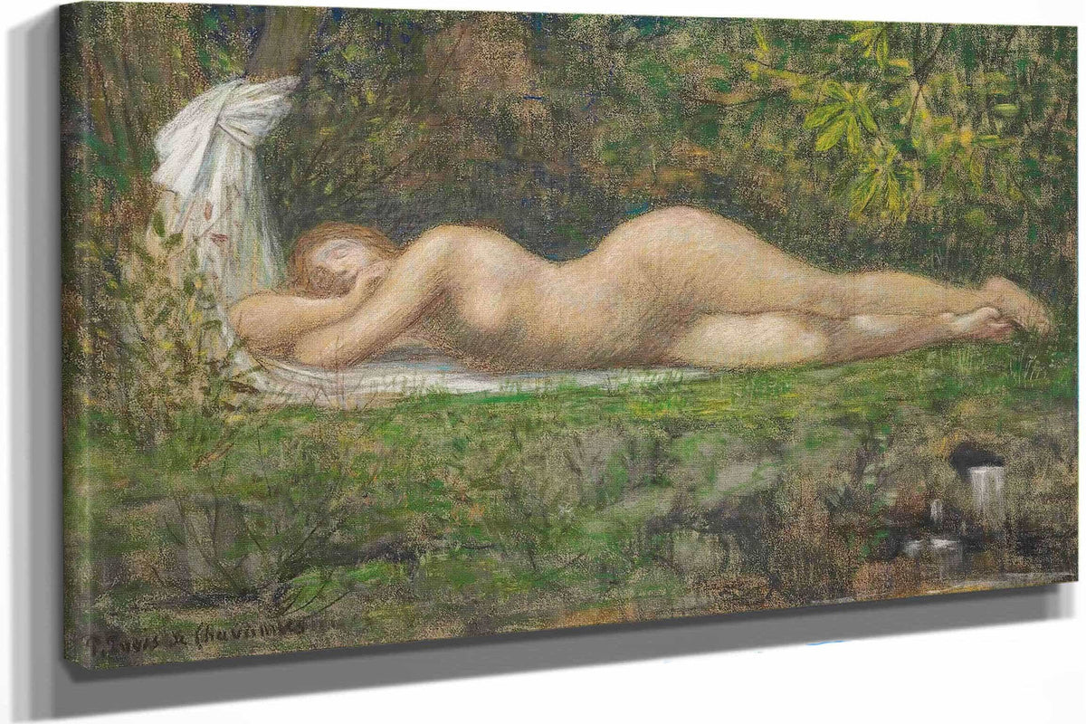 La Source by Pierre Puvis De Chavannes