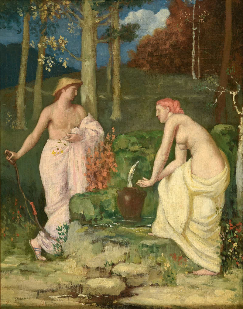 La Source by Pierre Puvis De Chavannes