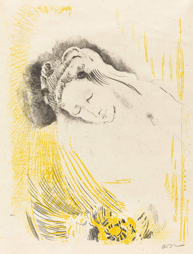 La Sulamite The Shulamite by Odilon Redon