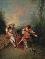 La Surprise   by Jean Antoine Watteau
