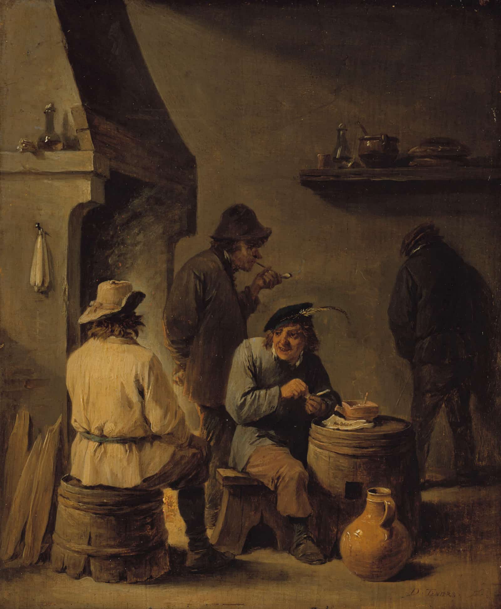 La Tabagie by David Teniers The Younger