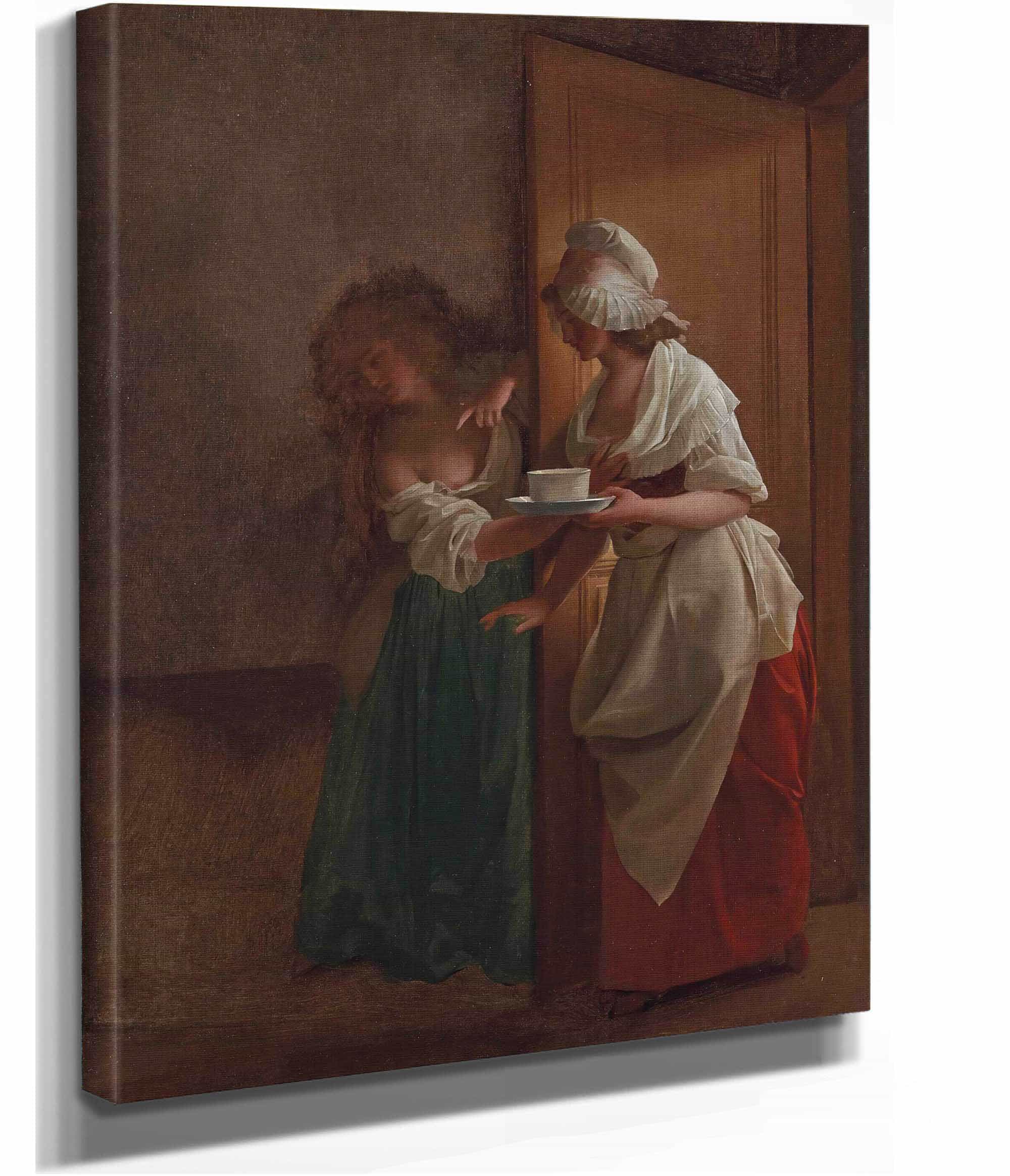 La Tasse De Chocolat The Cup Of Chocolate by Louis Leopold Boilly