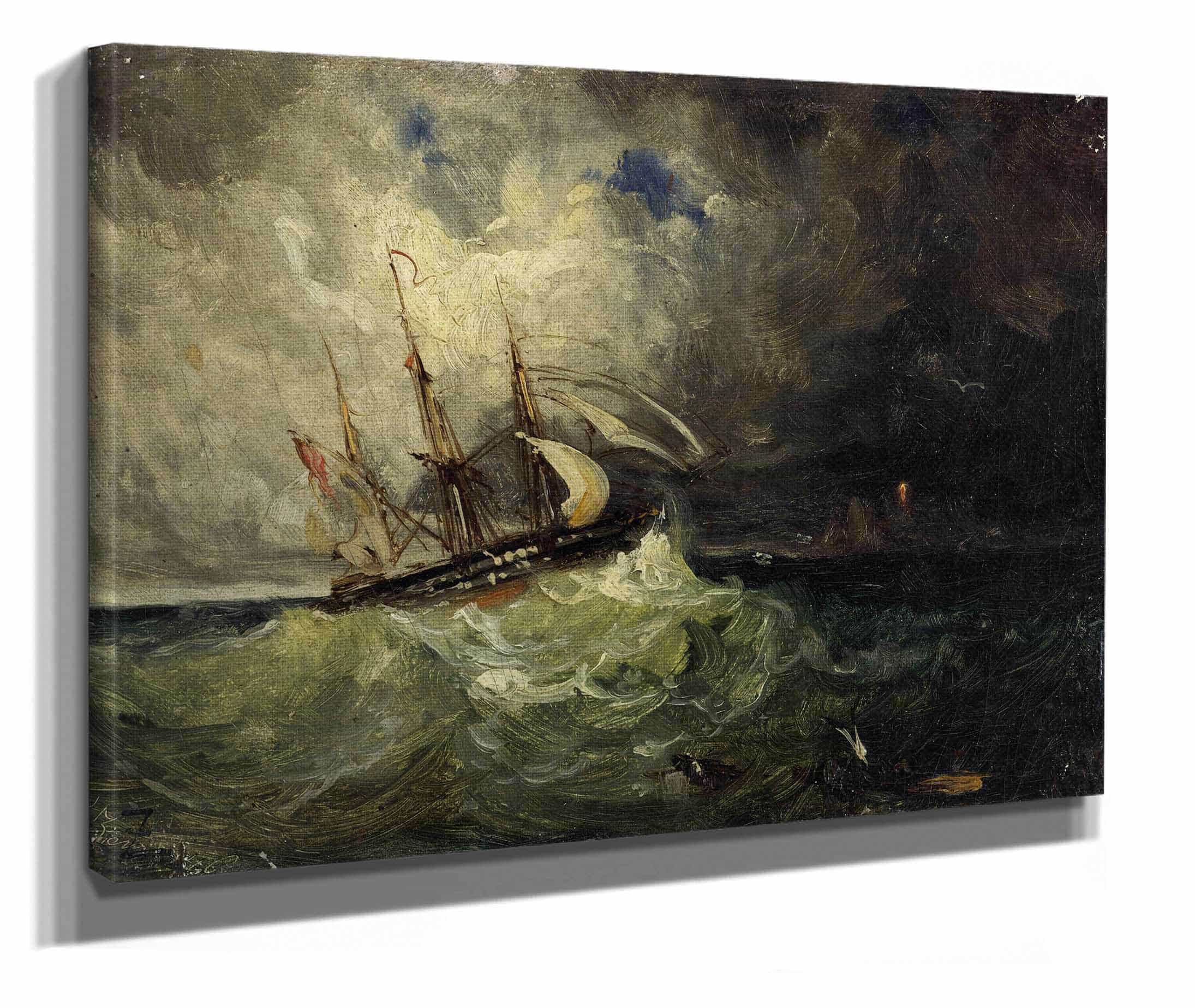 La Tempete by Felix Ziem
