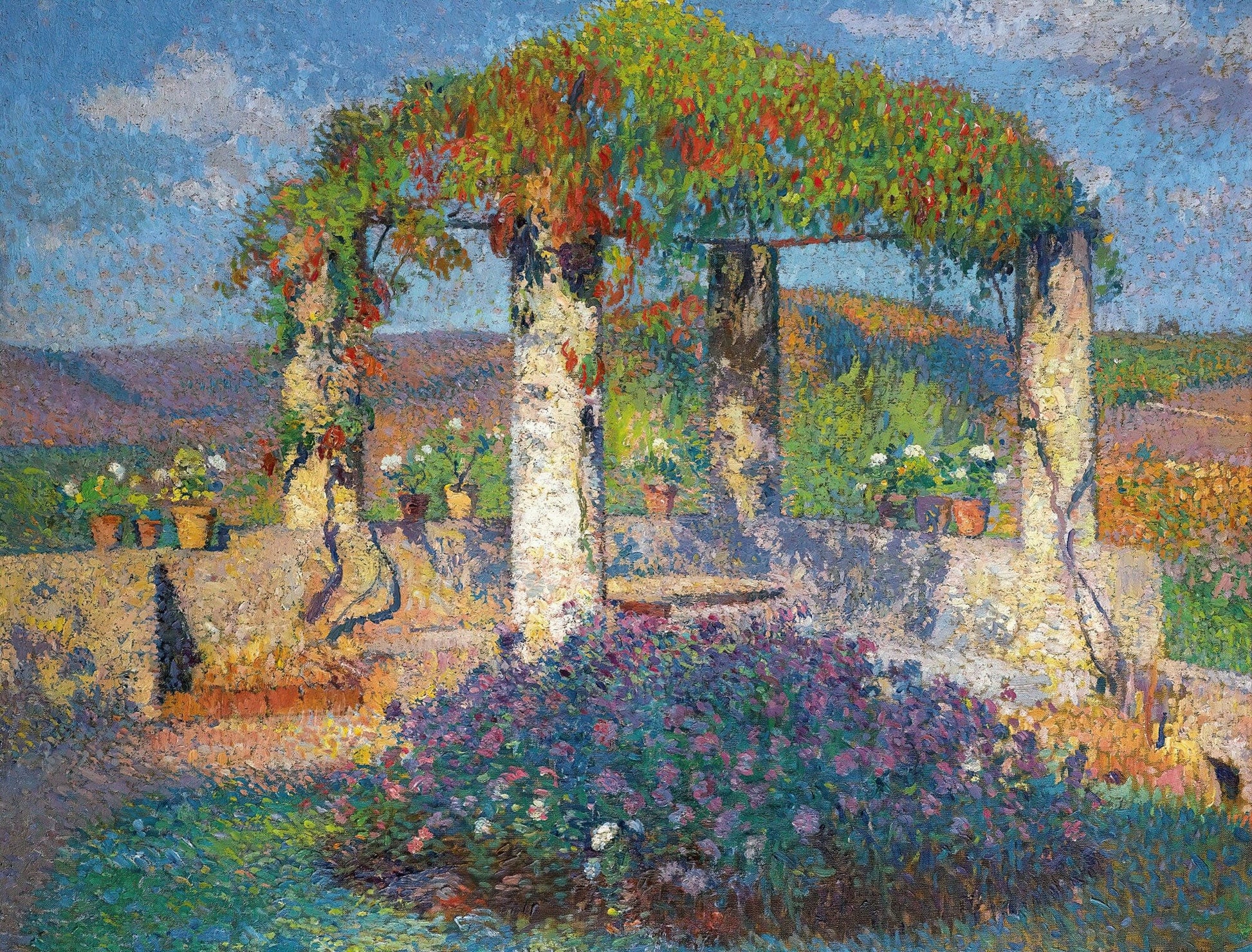 La Tonelle De Langle Nord Ouest Du Parc De Marquayrol by Henri Martin