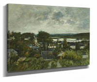 La Touques Near Deauville by Eugene Boudin