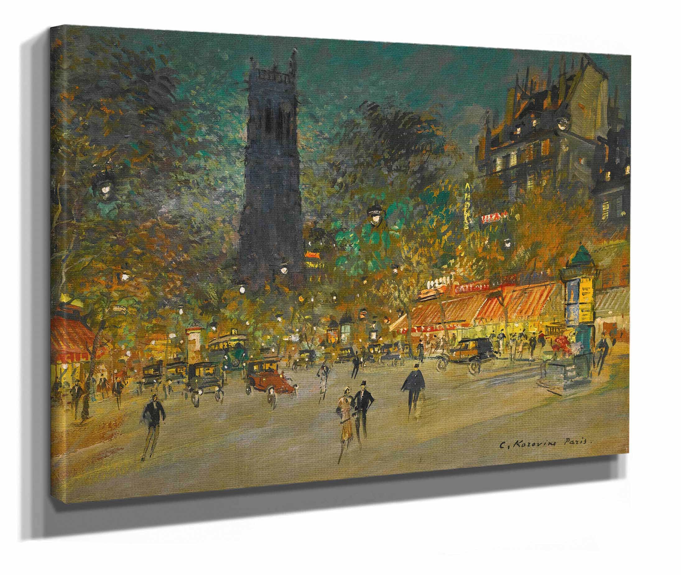 La Tour Saint Jacques by Konstantin Alexeevich Korovin