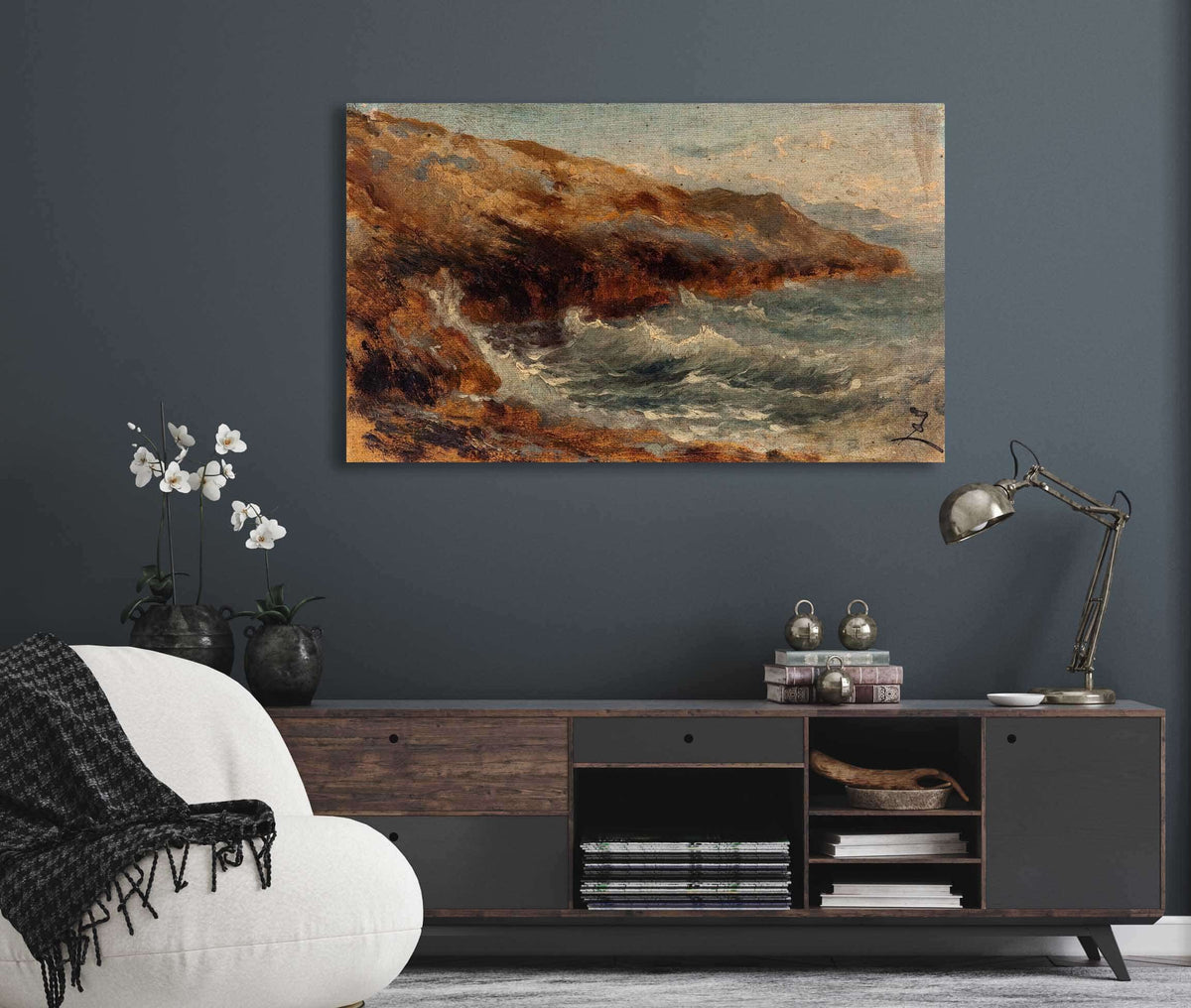 La Vague by Felix Ziem