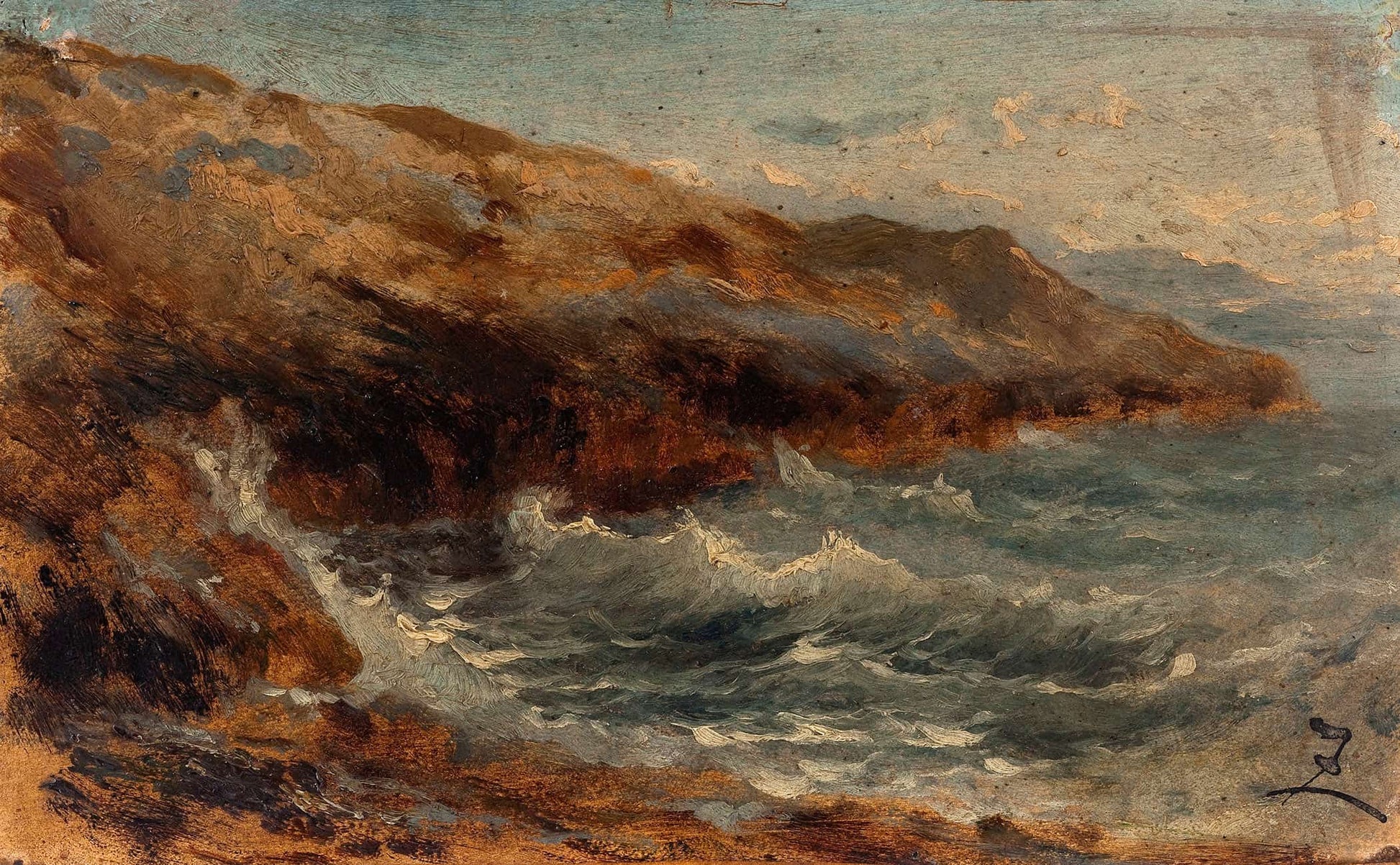 La Vague by Felix Ziem