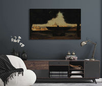 La Vasque De La Villa Medicis After by Jean Baptiste Camille Corot