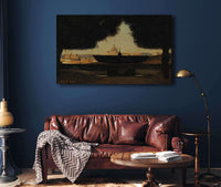 La Vasque De La Villa Medicis After by Jean Baptiste Camille Corot