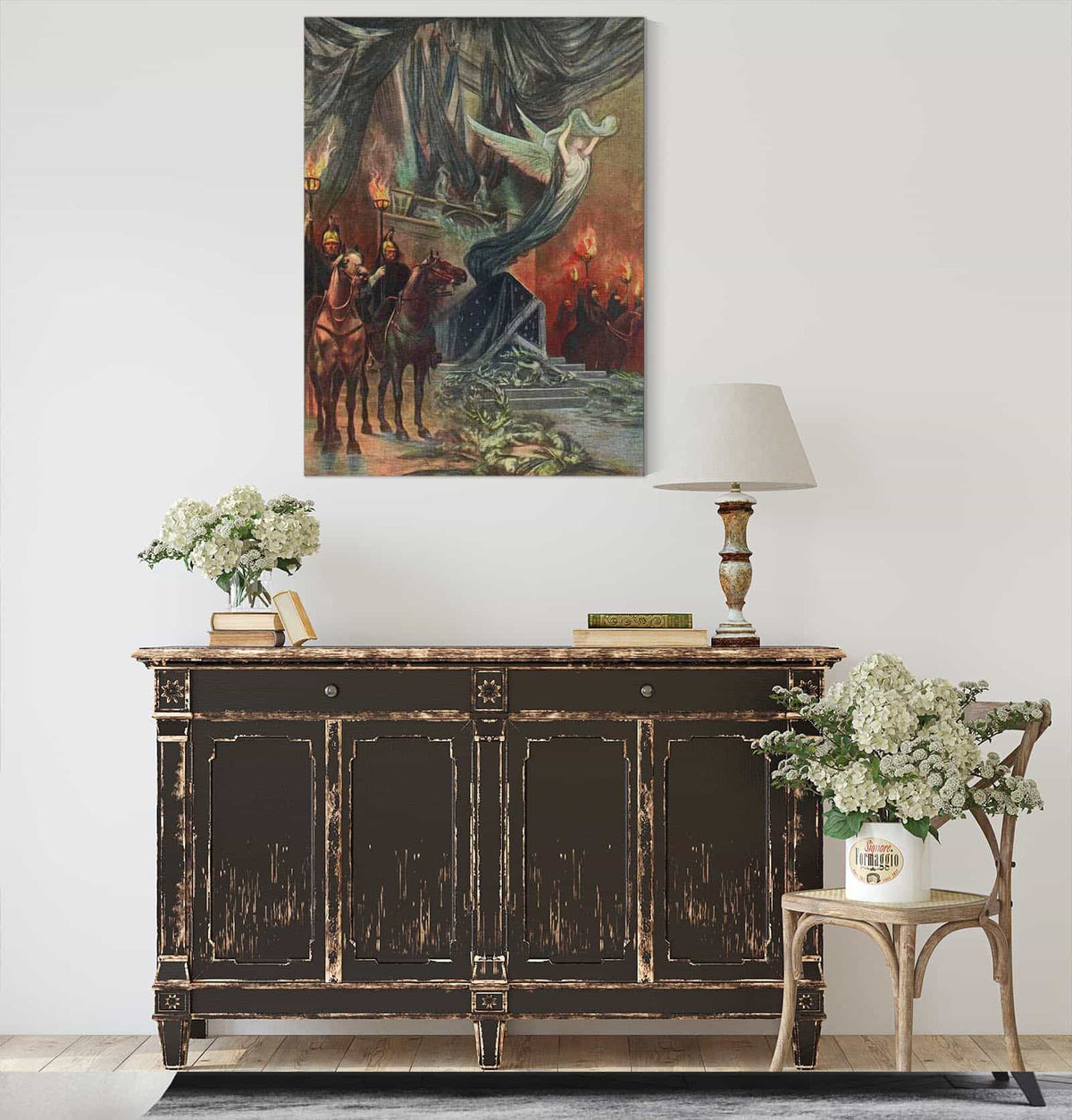 La Veillee Funebre by Georges Jules Victor Clairin