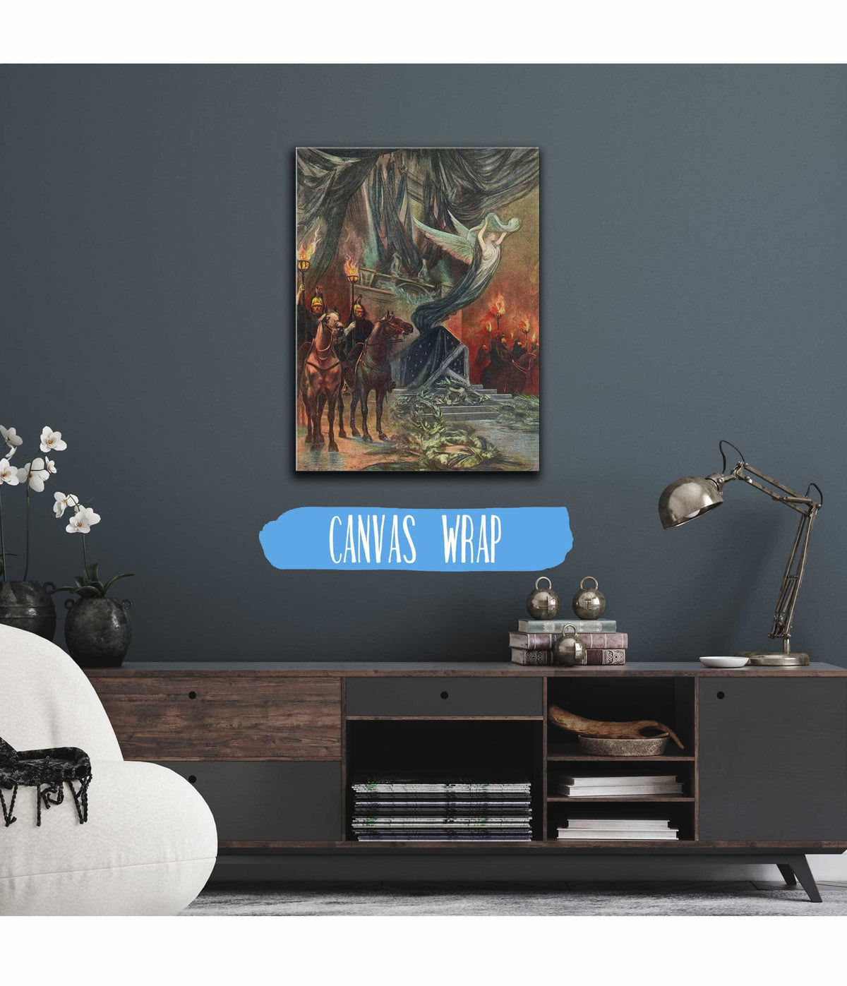 La Veillee Funebre by Georges Jules Victor Clairin