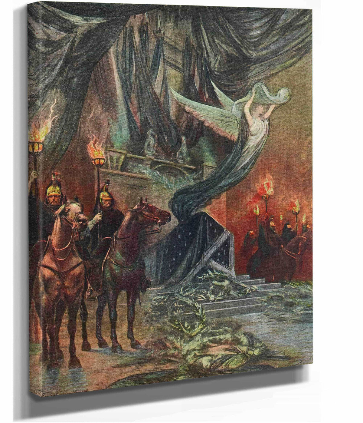 La Veillee Funebre by Georges Jules Victor Clairin