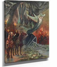 La Veillee Funebre by Georges Jules Victor Clairin