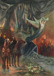 La Veillee Funebre by Georges Jules Victor Clairin