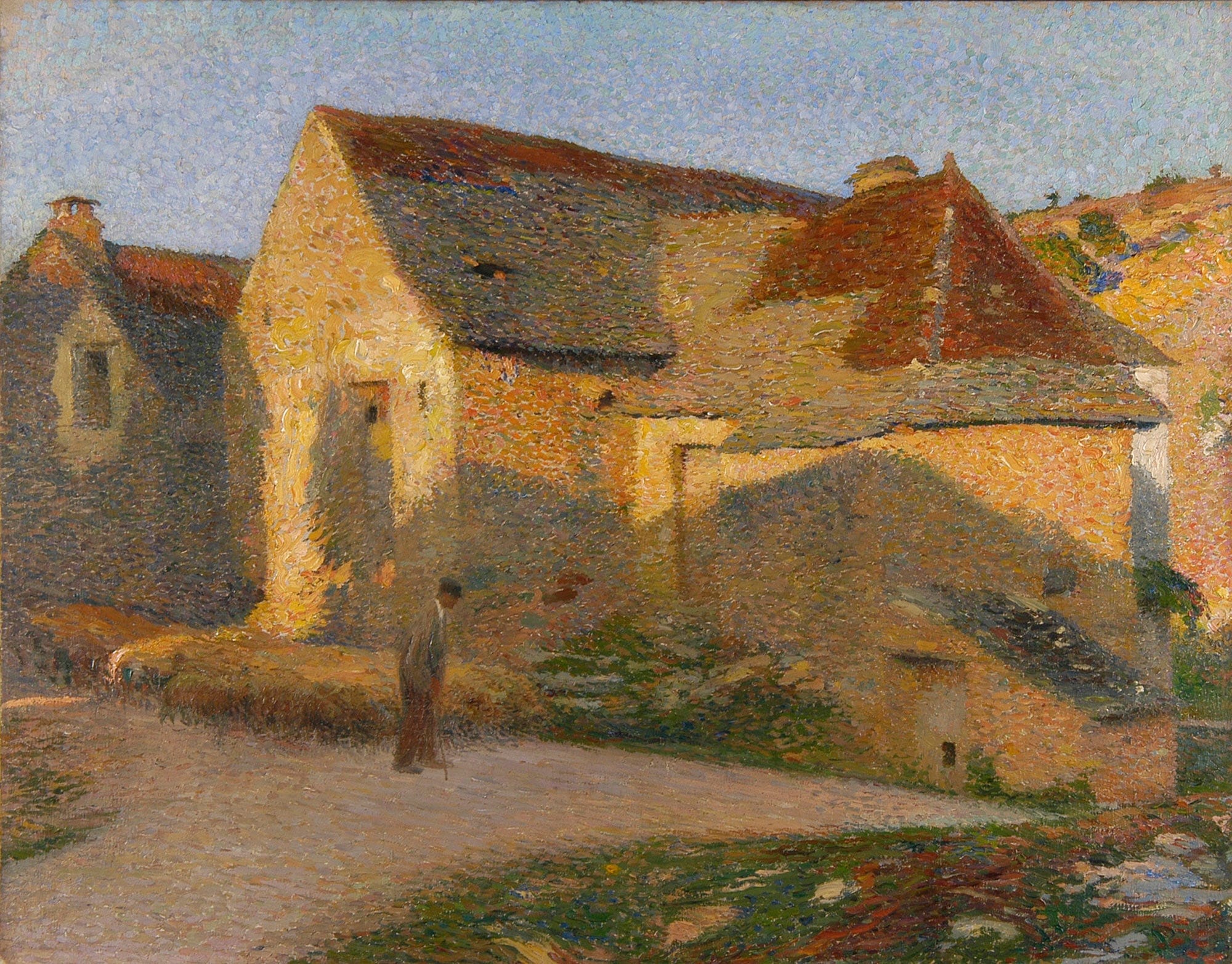 La Vieille Maison Aux Derniers Rayons by Henri Martin