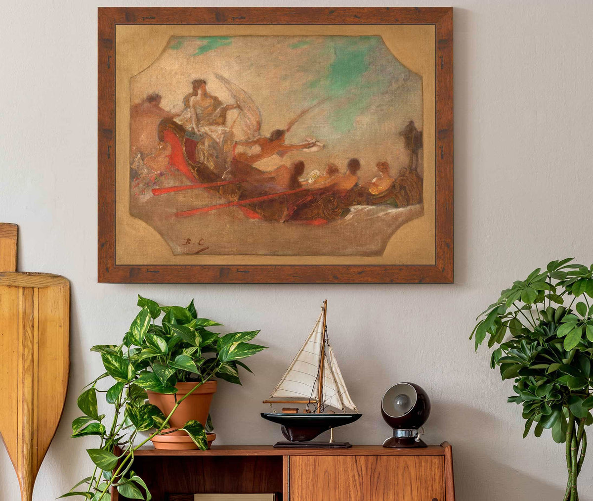 La Ville De Paris Conviant Le Monde A Ses Fetes by Jean Joseph Benjamin Constant