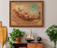 La Ville De Paris Conviant Le Monde A Ses Fetes by Jean Joseph Benjamin Constant